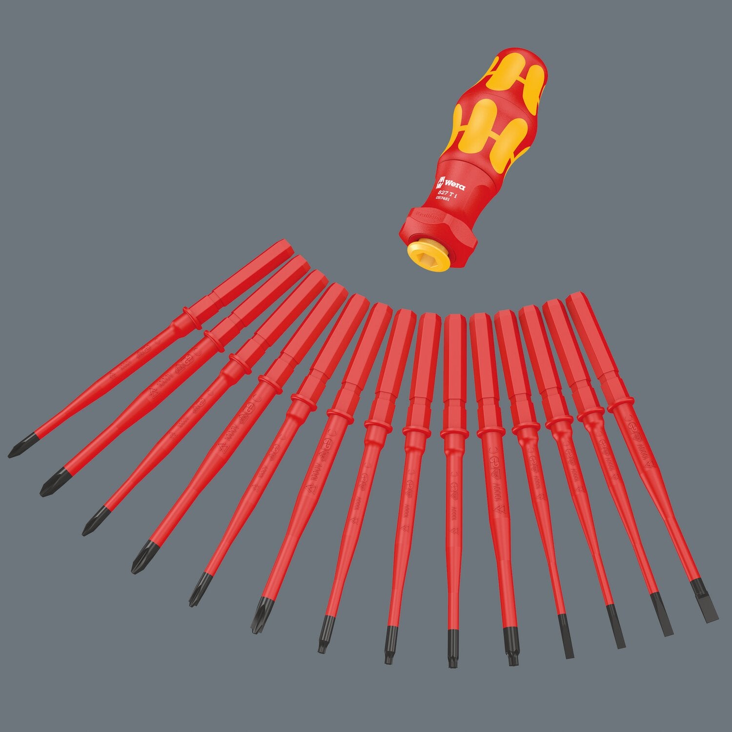 Wera Kraftform kompakt turbo i 1 16pc screwdriver set