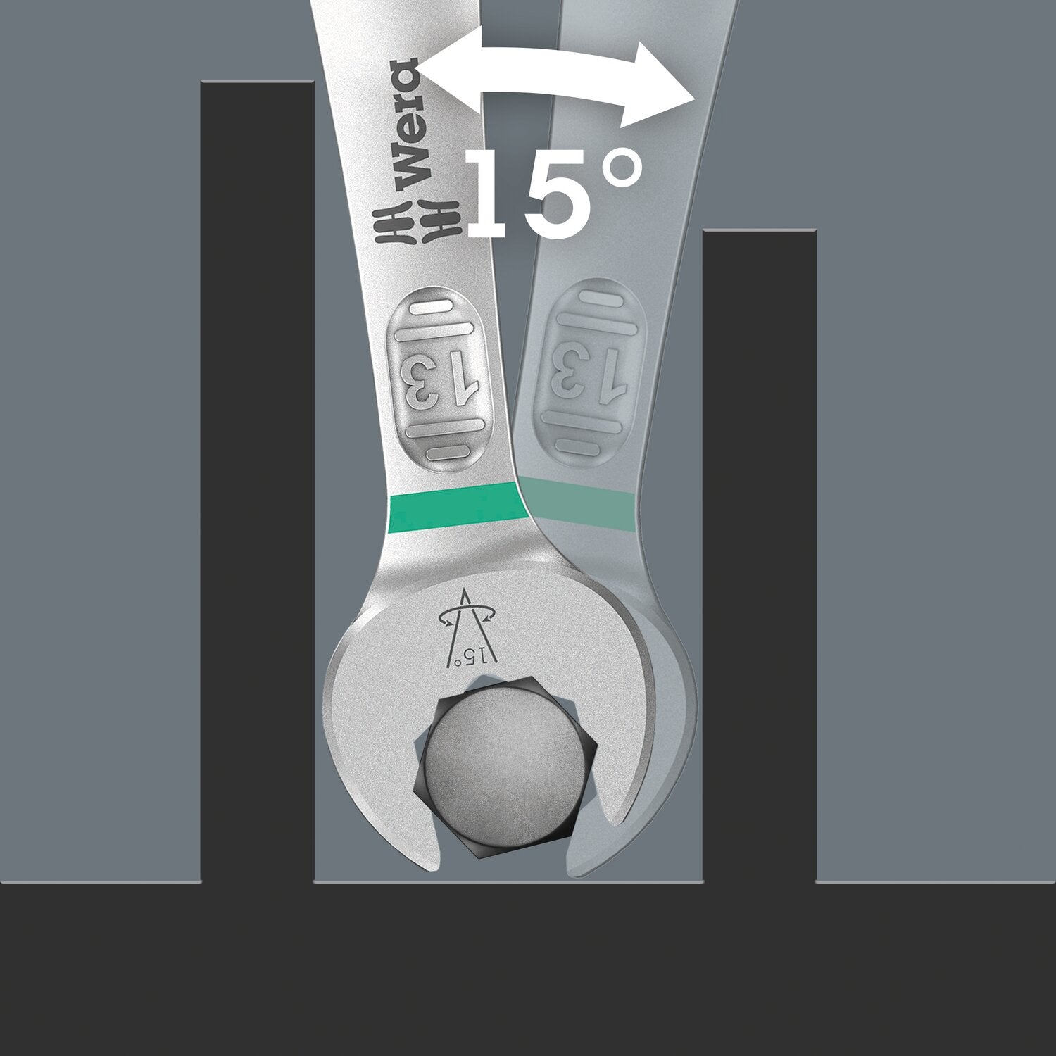 Wera wrench open/ box end 5/16" Joker 6003 series