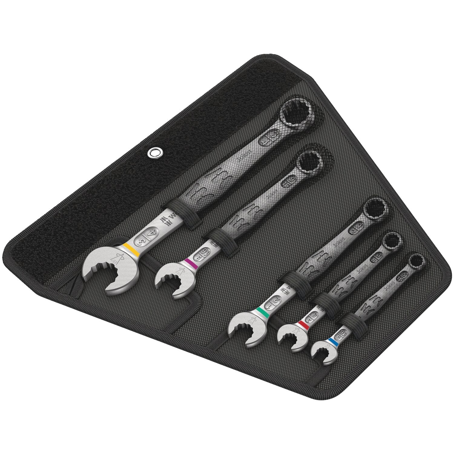 Wera wrench open/box end set 5-pc Joker 6003 series -US size