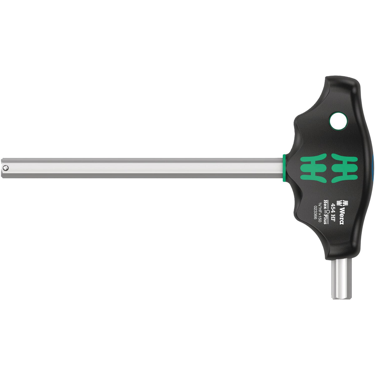Wera HF T-handle hexdriver series 454 Size 3/8"