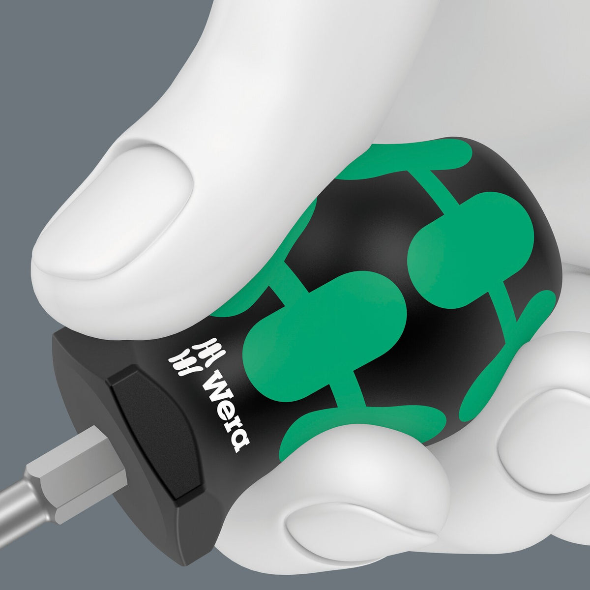Wera Stubby screwdriver series 355 PZ3 for Pozidriv screws