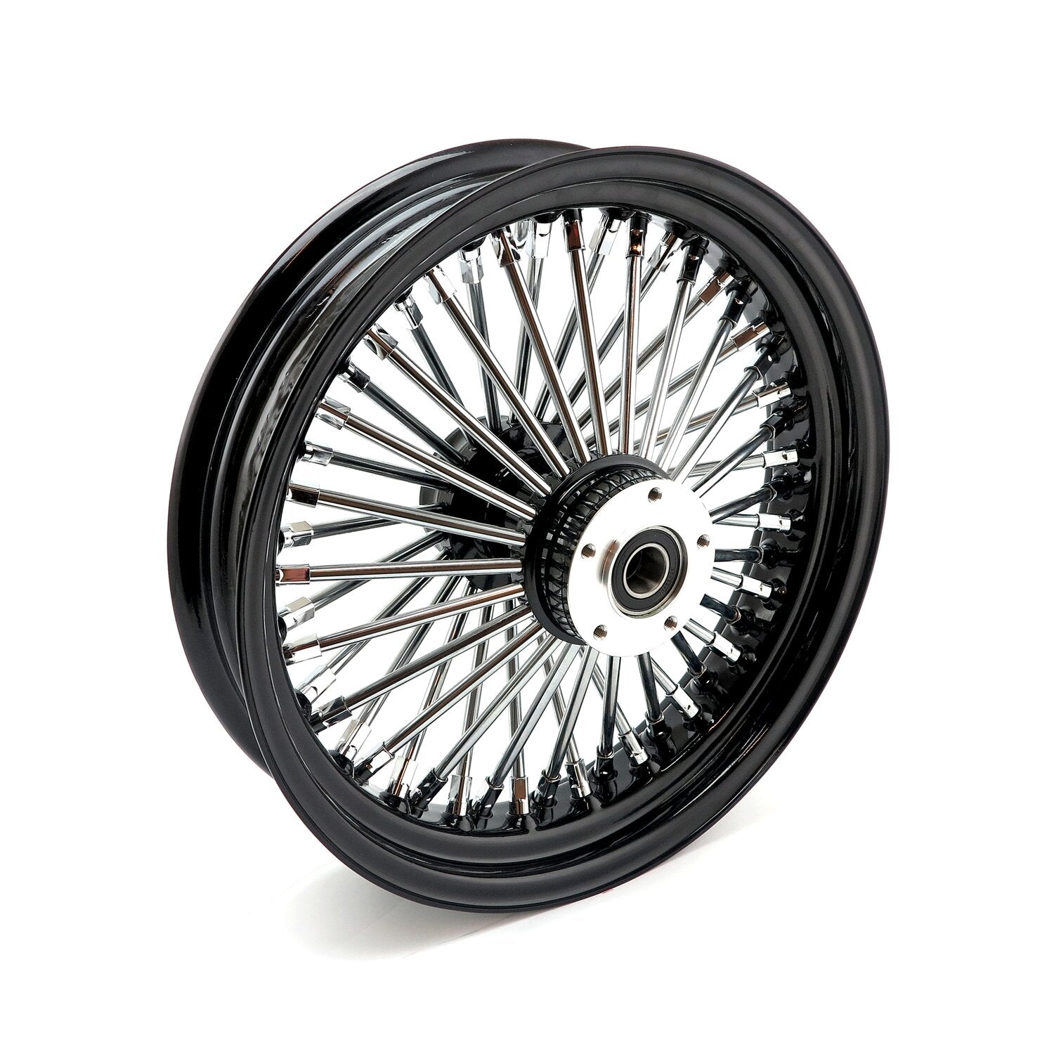 MCS radial 48 fat spoke front wheel 3.50 x 16 DF black