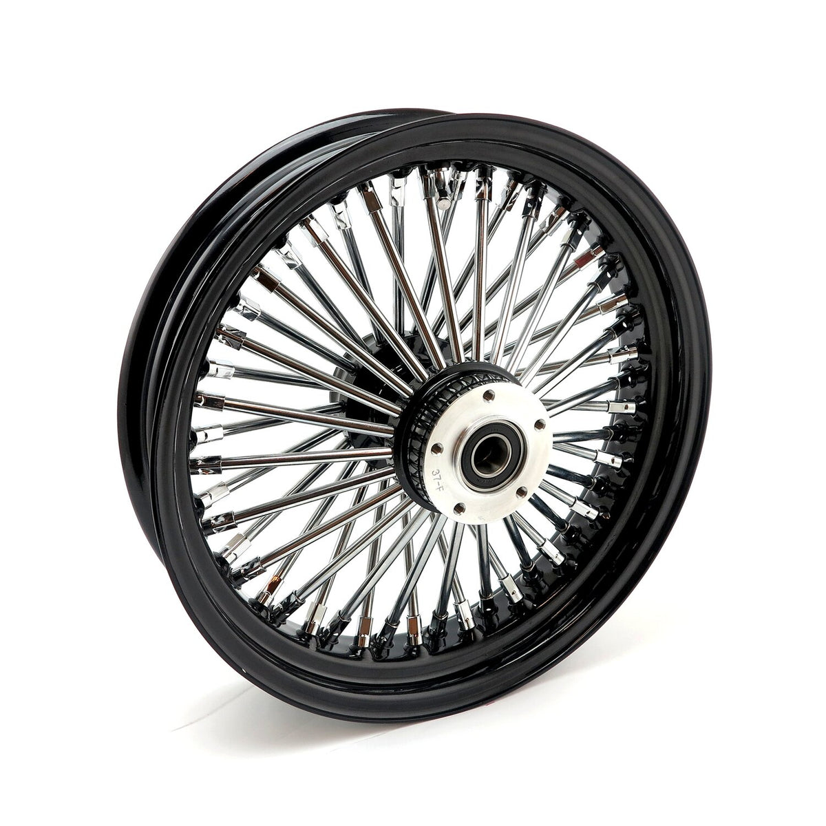 MCS radial 48 fat spoke front wheel 3.50 x 16 DF black