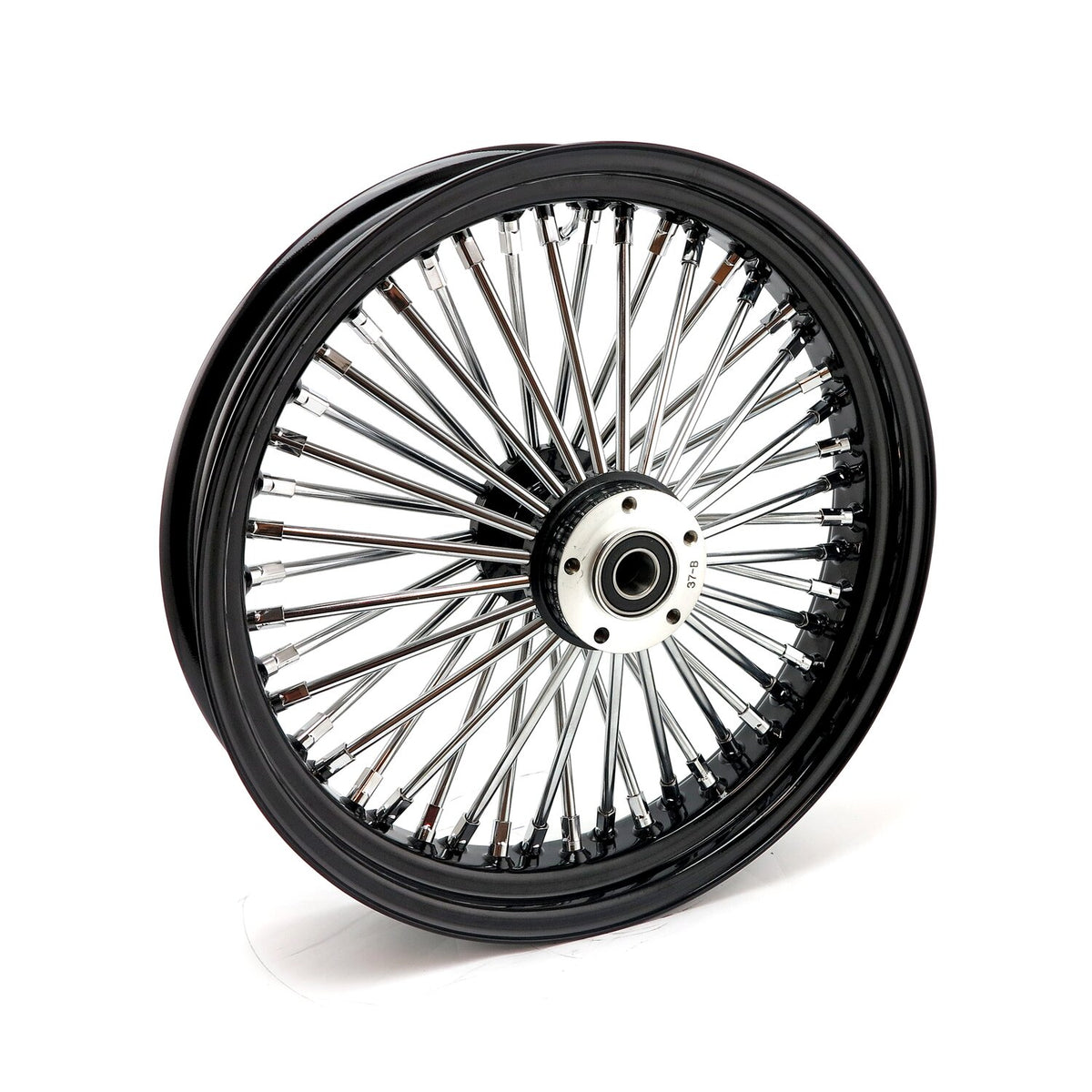 MCS radial 48 fat spoke front wheel 3.50 x 18 SF black
