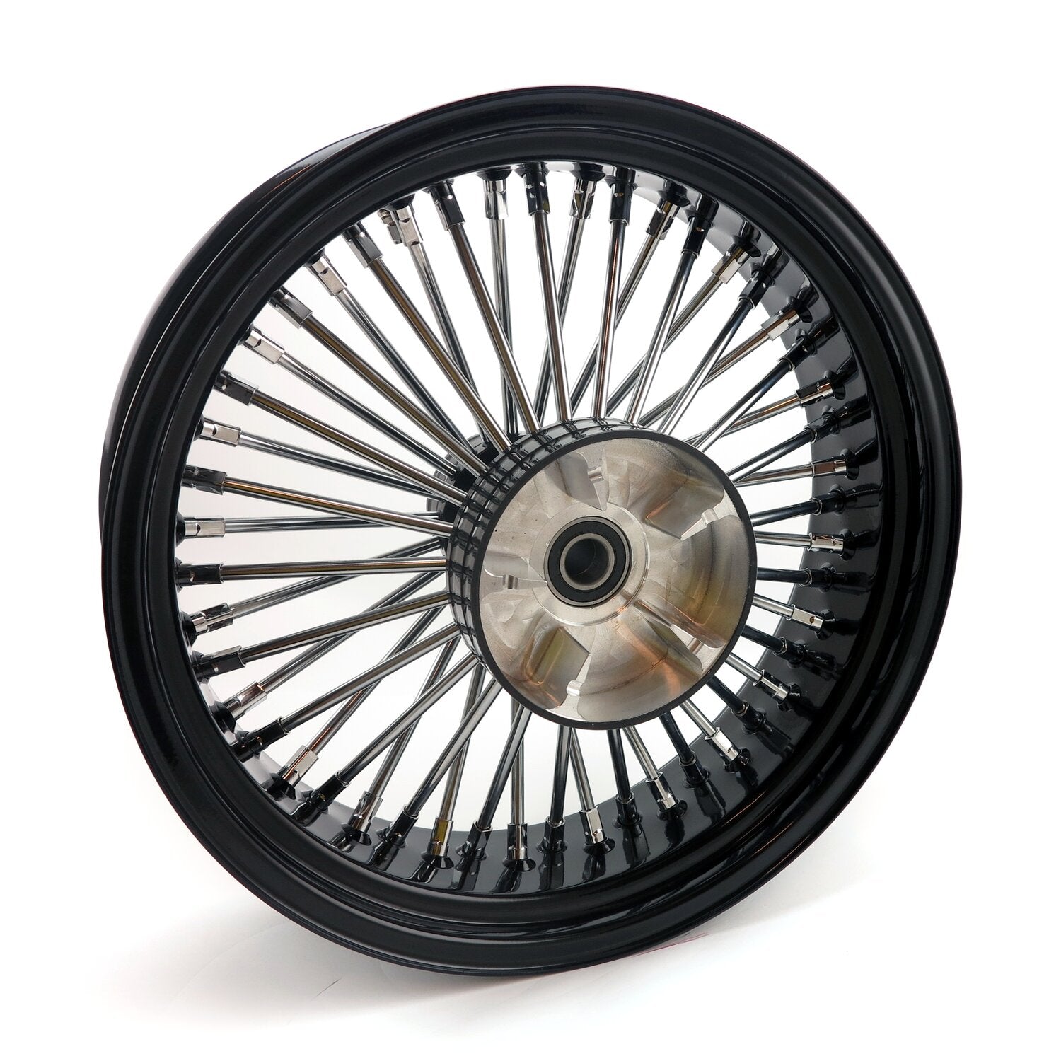 MCS radial 48 fat spoke rear wheel 5.50 x 18 black