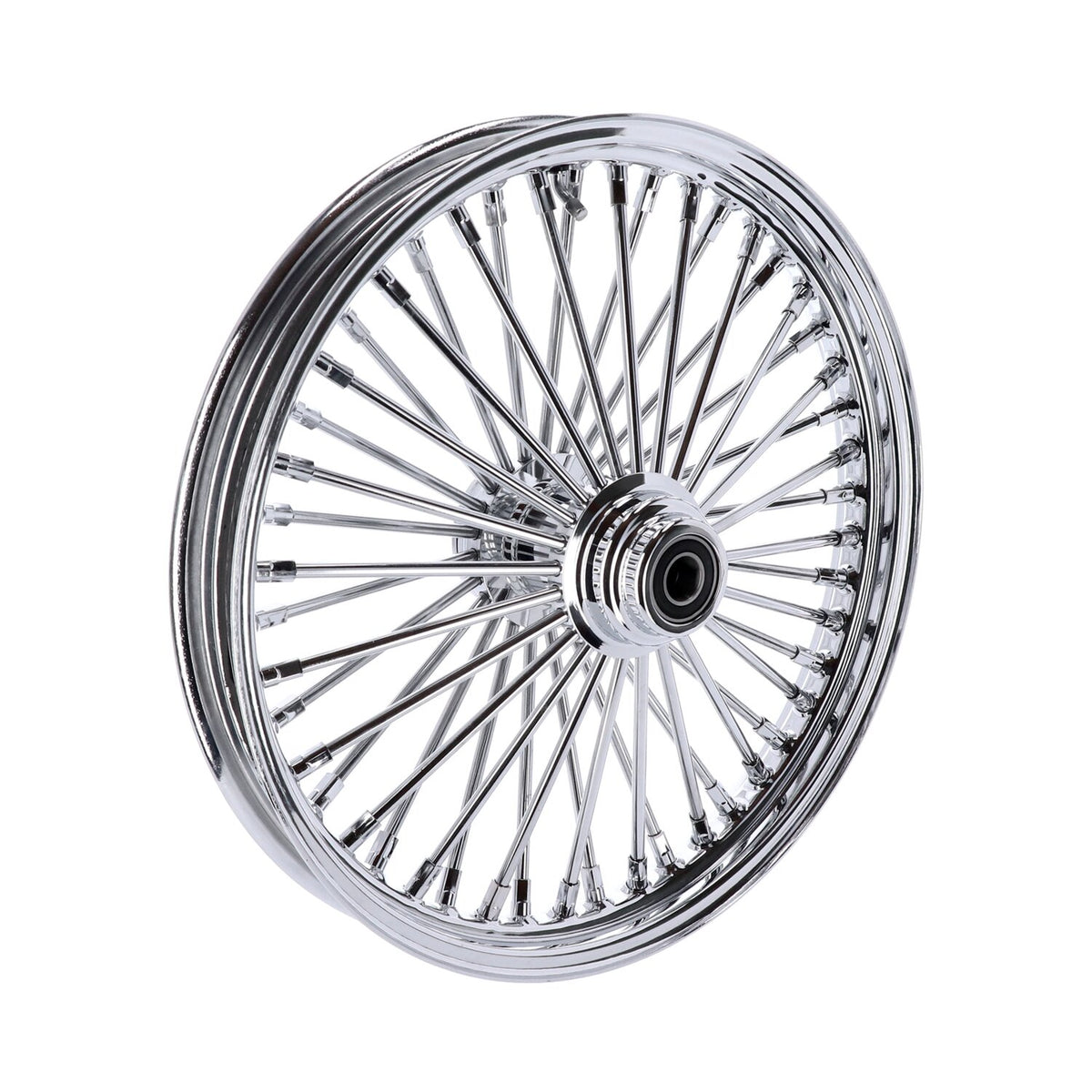 MCS radial 48 fat spoke front wheel 2.15 x 19 SF chrome