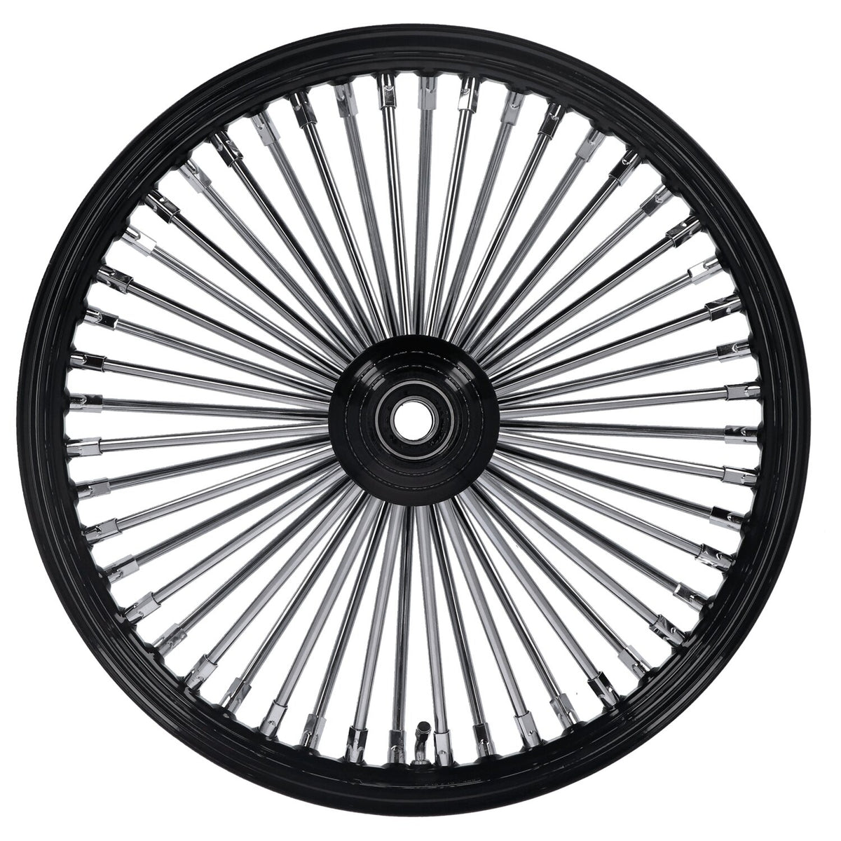 MCS radial 48 fat spoke front wheel 2.15 x 19 SF black