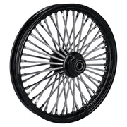 MCS radial 48 fat spoke front wheel 2.15 x 19 SF black