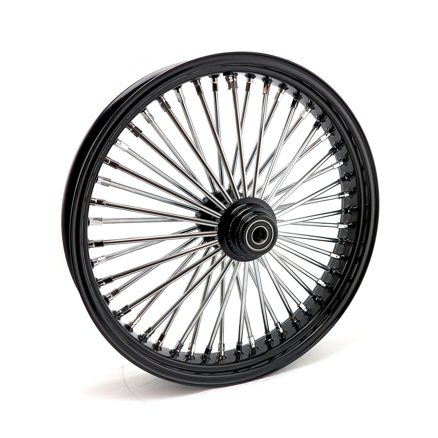 MCS radial 48 fat spoke front wheel 3.50 x 21 SF black