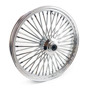 MCS radial 48 fat spoke front wheel 3.50 x 23 SF chrome