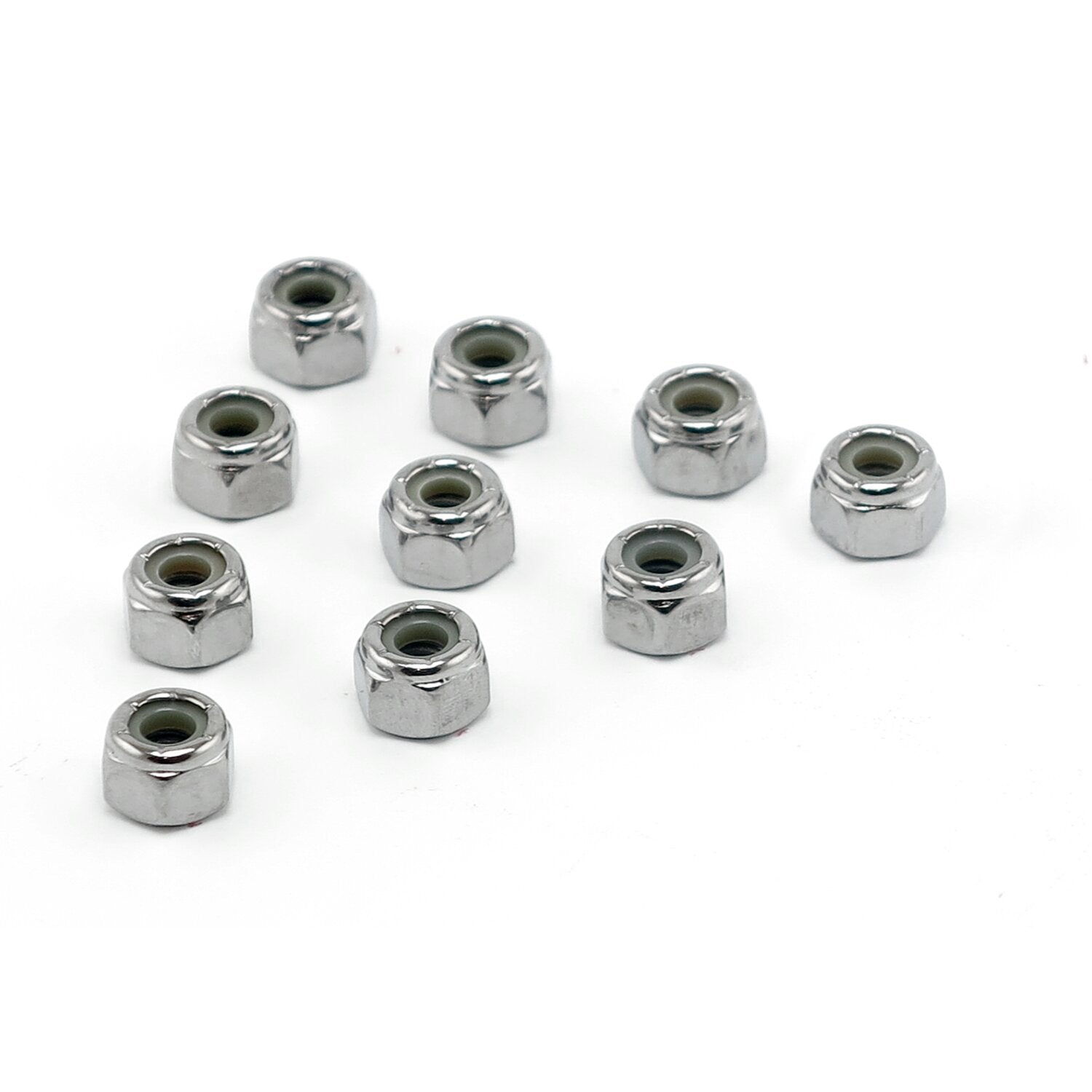 Colony 5/8-18 nylon insert lock nuts chrome