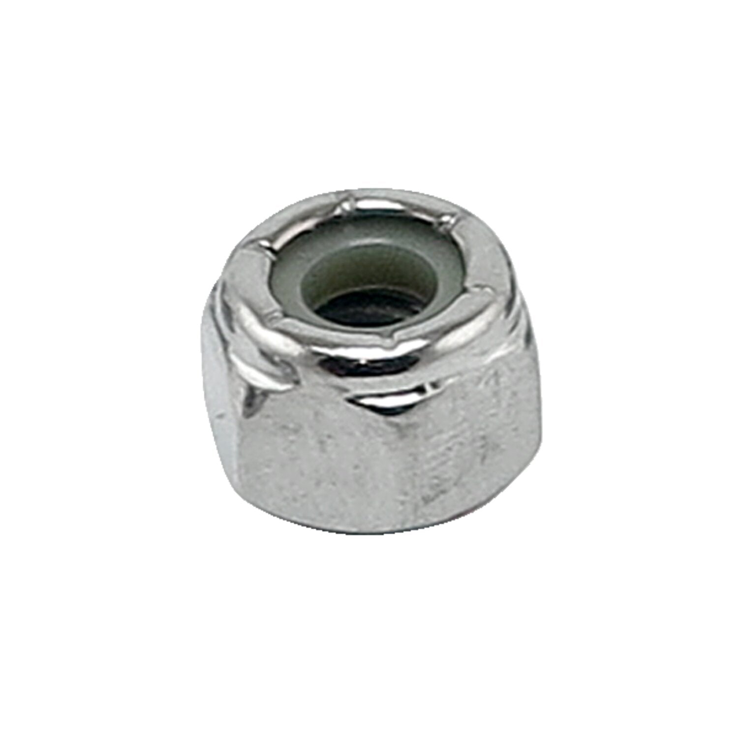 Colony 10-32 nylon insert lock nuts chrome