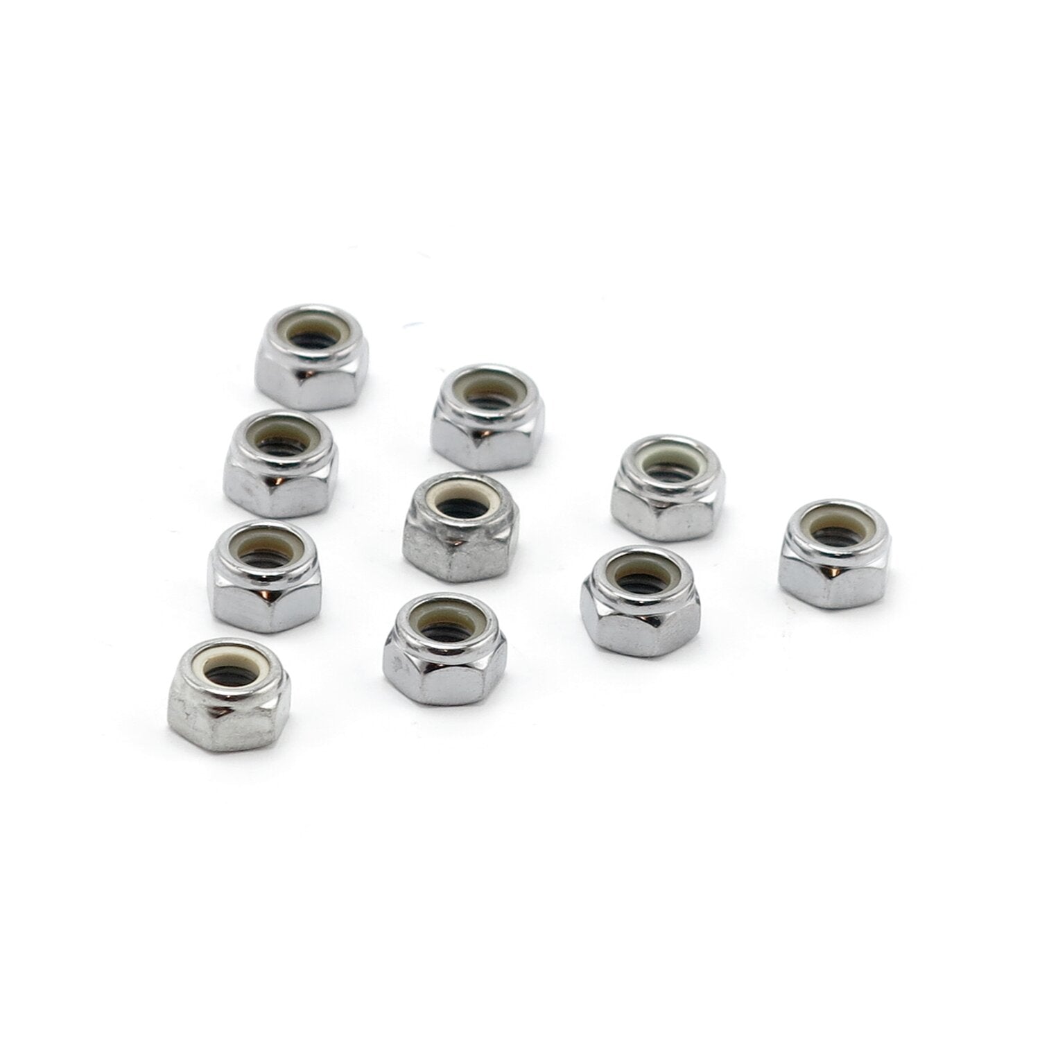 Colony M5 x 0.80 Nylon insert lock nuts - Chrome