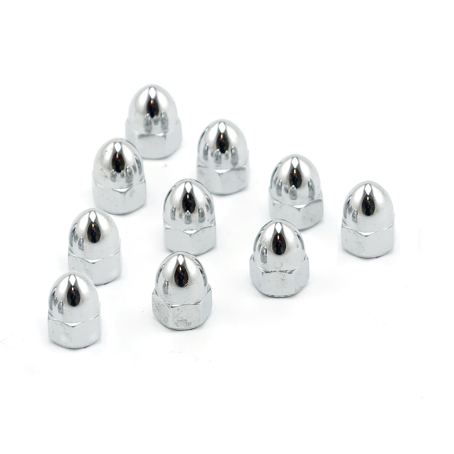 Colony 1/4-20 acorn nuts chrome - High Crown