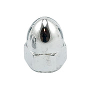 Colony 1/4-28 acorn nuts chrome - High Crown