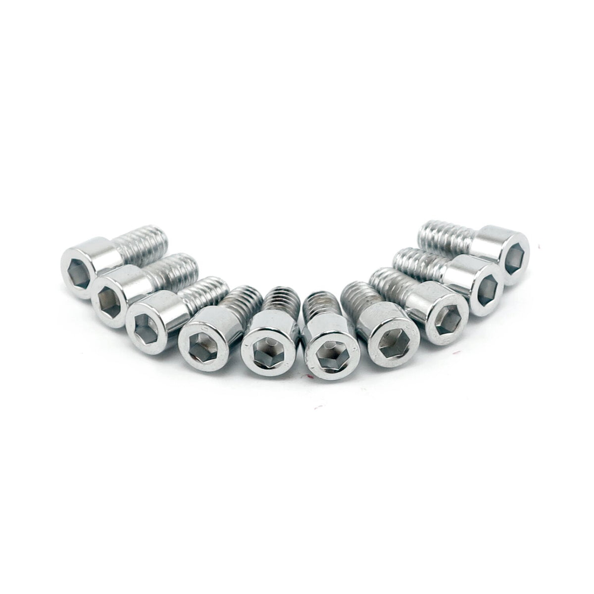 Colony 1/4-24 x 1-5/8 allen bolts polished chrome