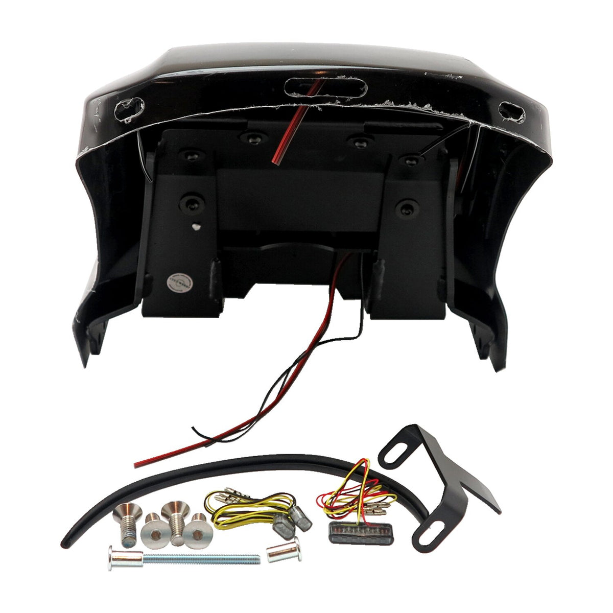 Cult-Werk Softail wide fender kit 'Racing' - Solo seat