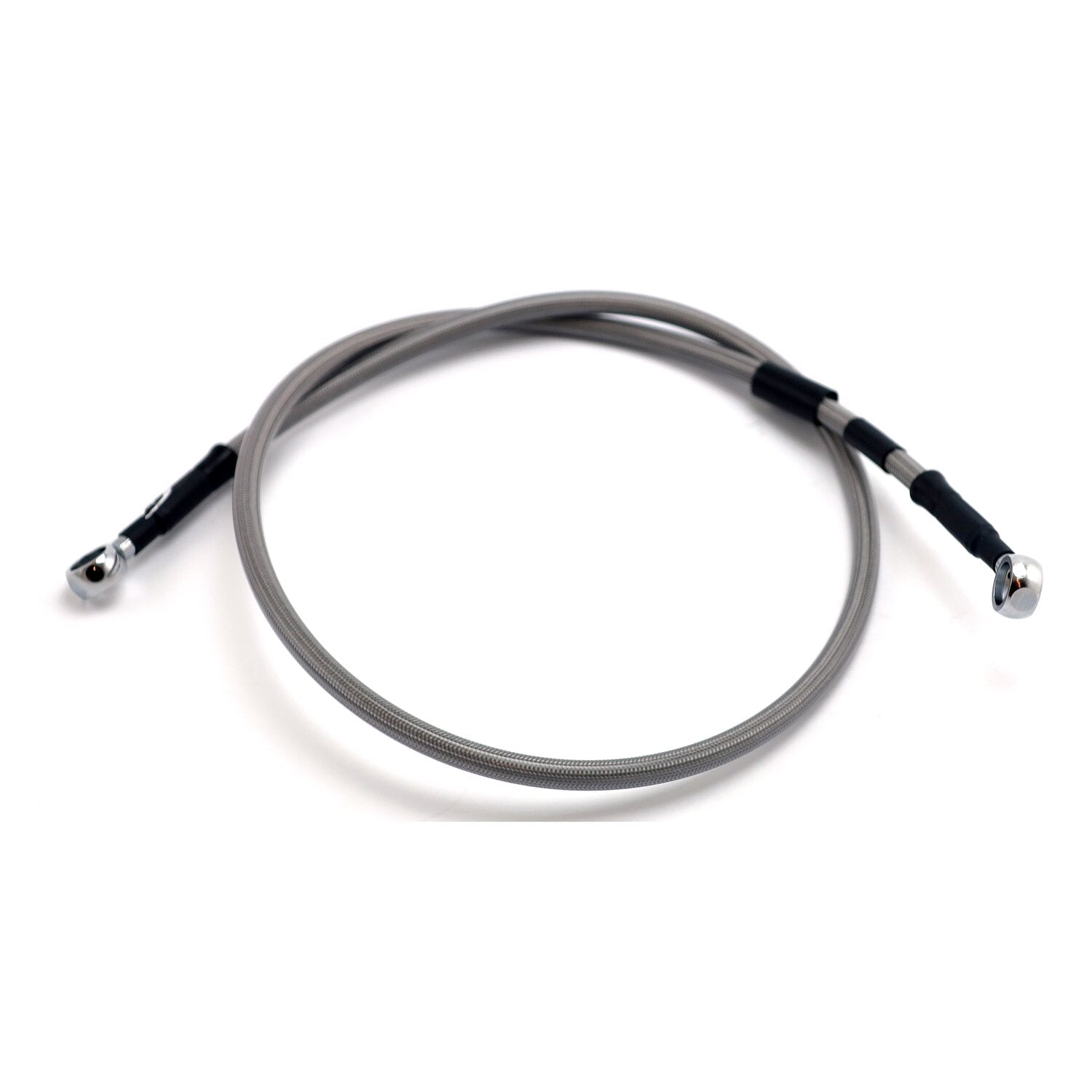 Goodridge brake line upper front stainless clear coated