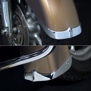 National Cycle cast front fender tip set - Chrome