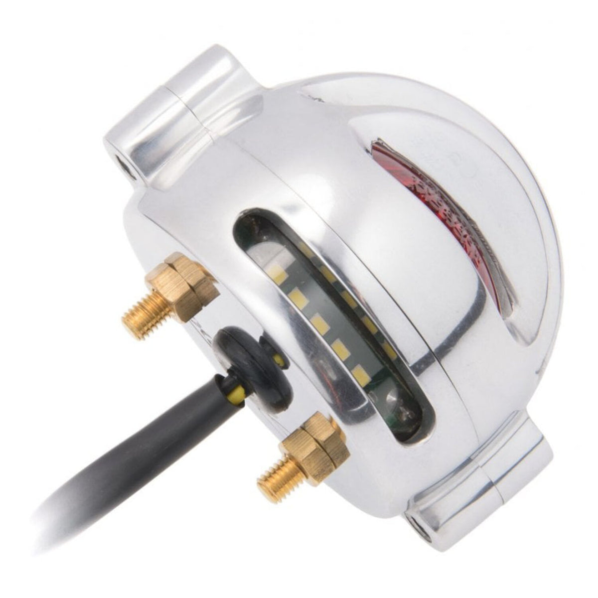 Motone Lecter LED taillight - Polished no bracket - ECE