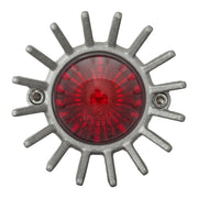 Motone Big Fin LED taillight - Shot blast no bracket - ECE