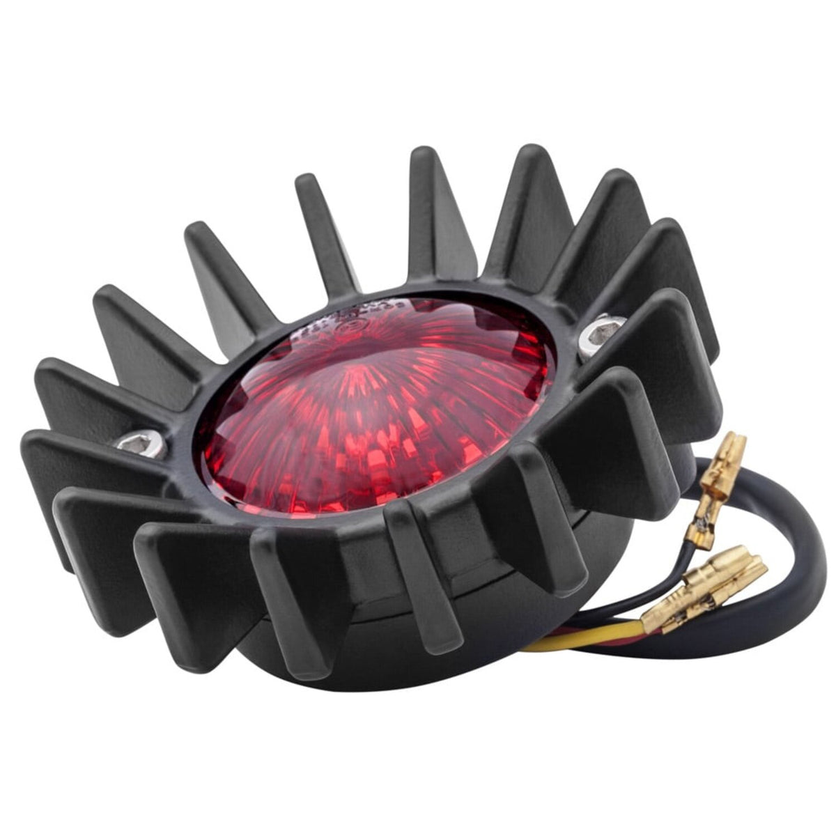 Motone Big Fin LED taillight - Black no bracket - ECE