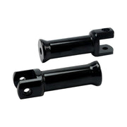 MCS M8 Softail passenger footpeg mounts black