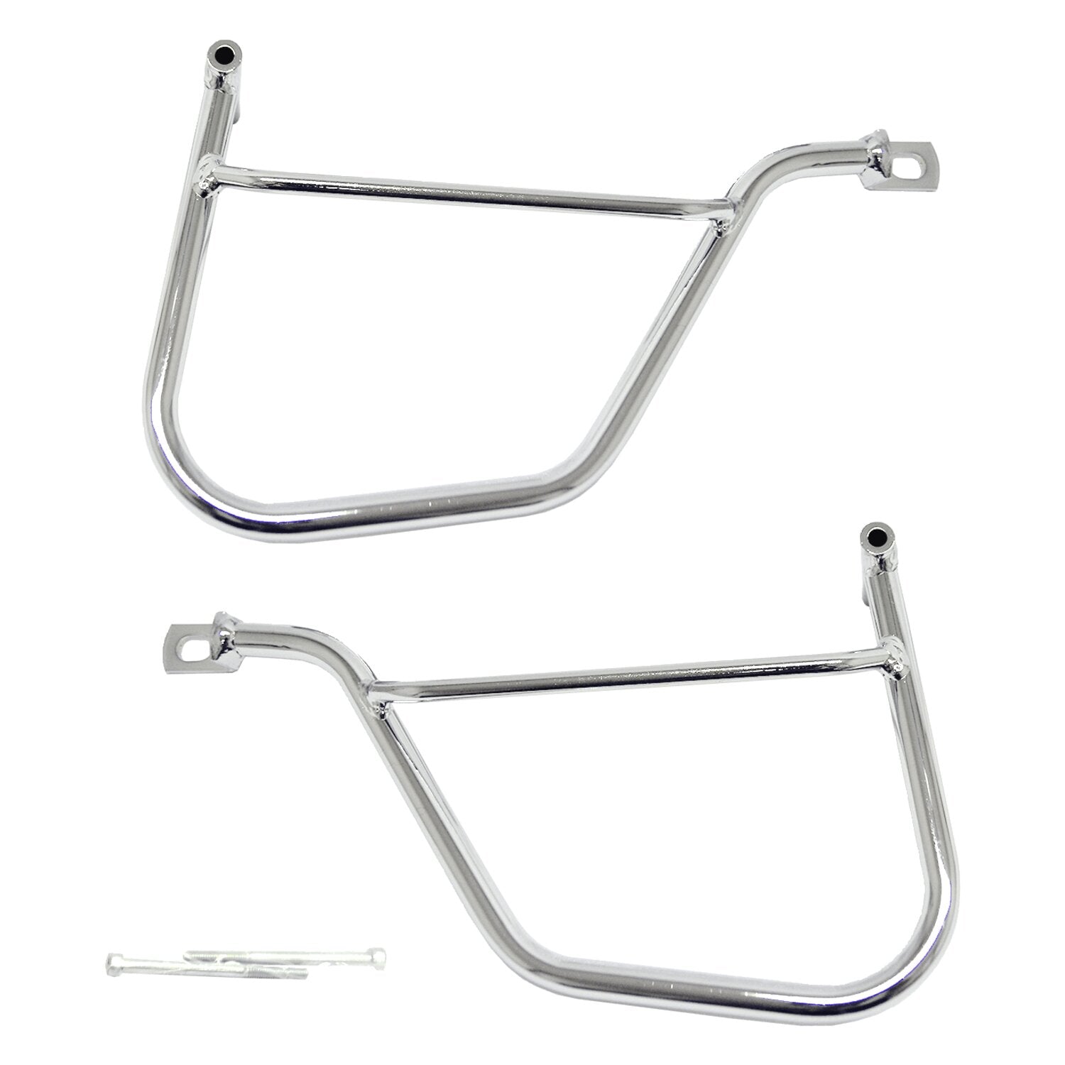 Longride saddlebag holder chrome