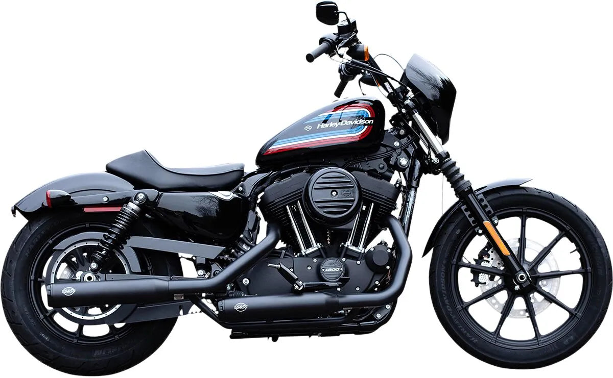 S&s Cycle Grand National Slip-on Mufflers - Black - ECE Street Legal Approved