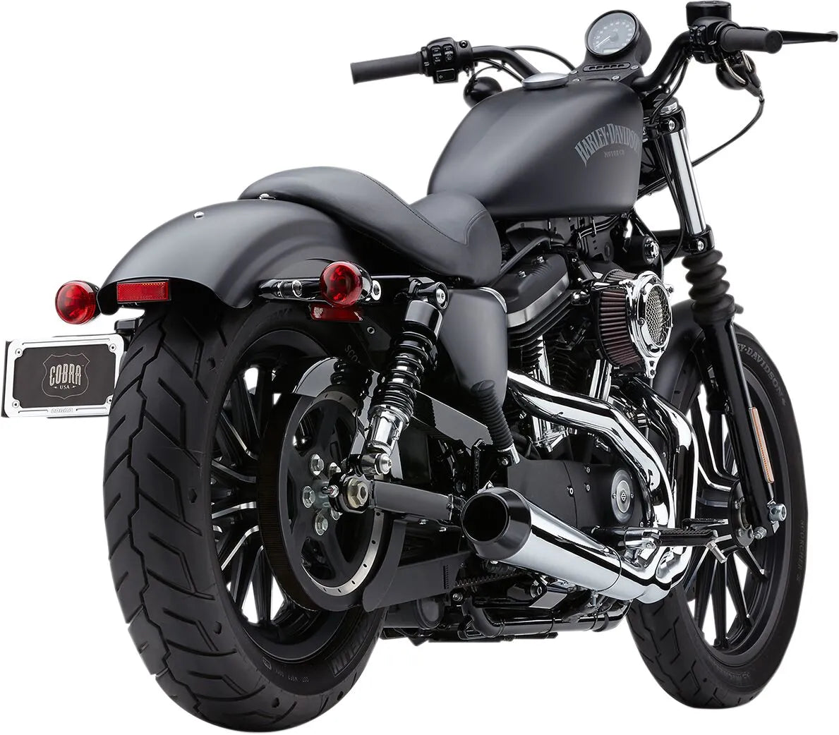 Cobra El Diablo 2:1 Avgassystem - Krom Finish