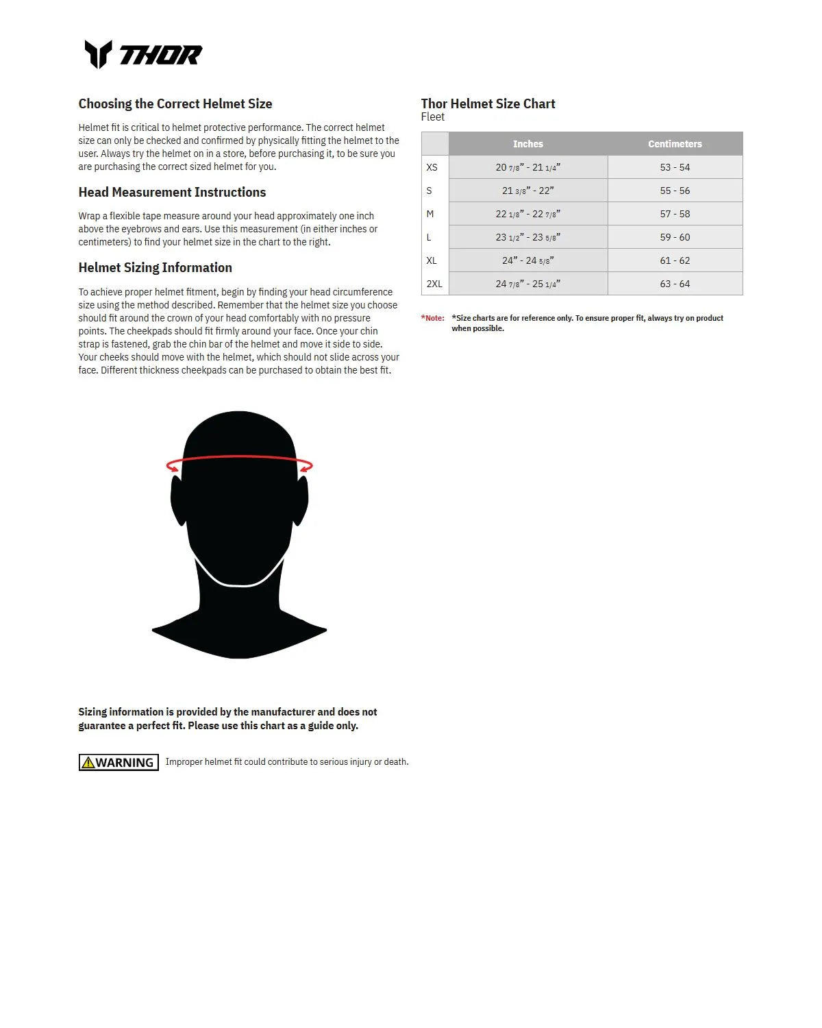 Thor Fleet Defy Helmet Black/White