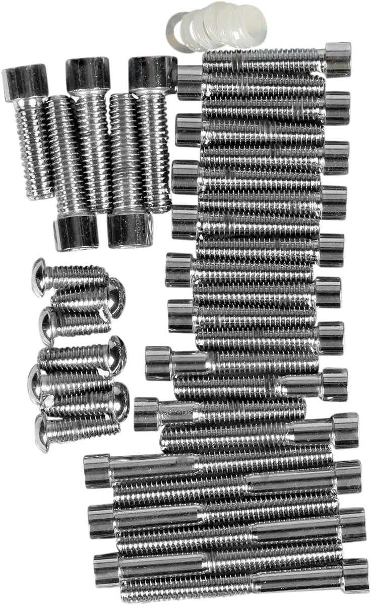 Drag Specialties Smooth Socket Bolt Set for Harley Davidson FXR