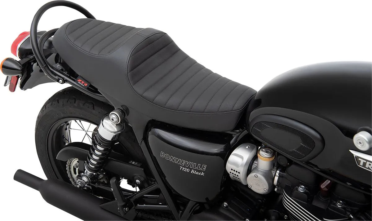 Z1r Predator Iii Seat - Black Vinyl Motorcycle 2-up Seat