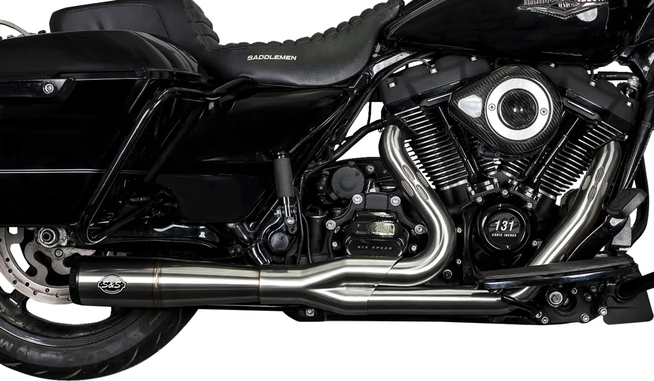 S&S Cycle Diamondback 2-i-1 Avgasrör för M-Eight