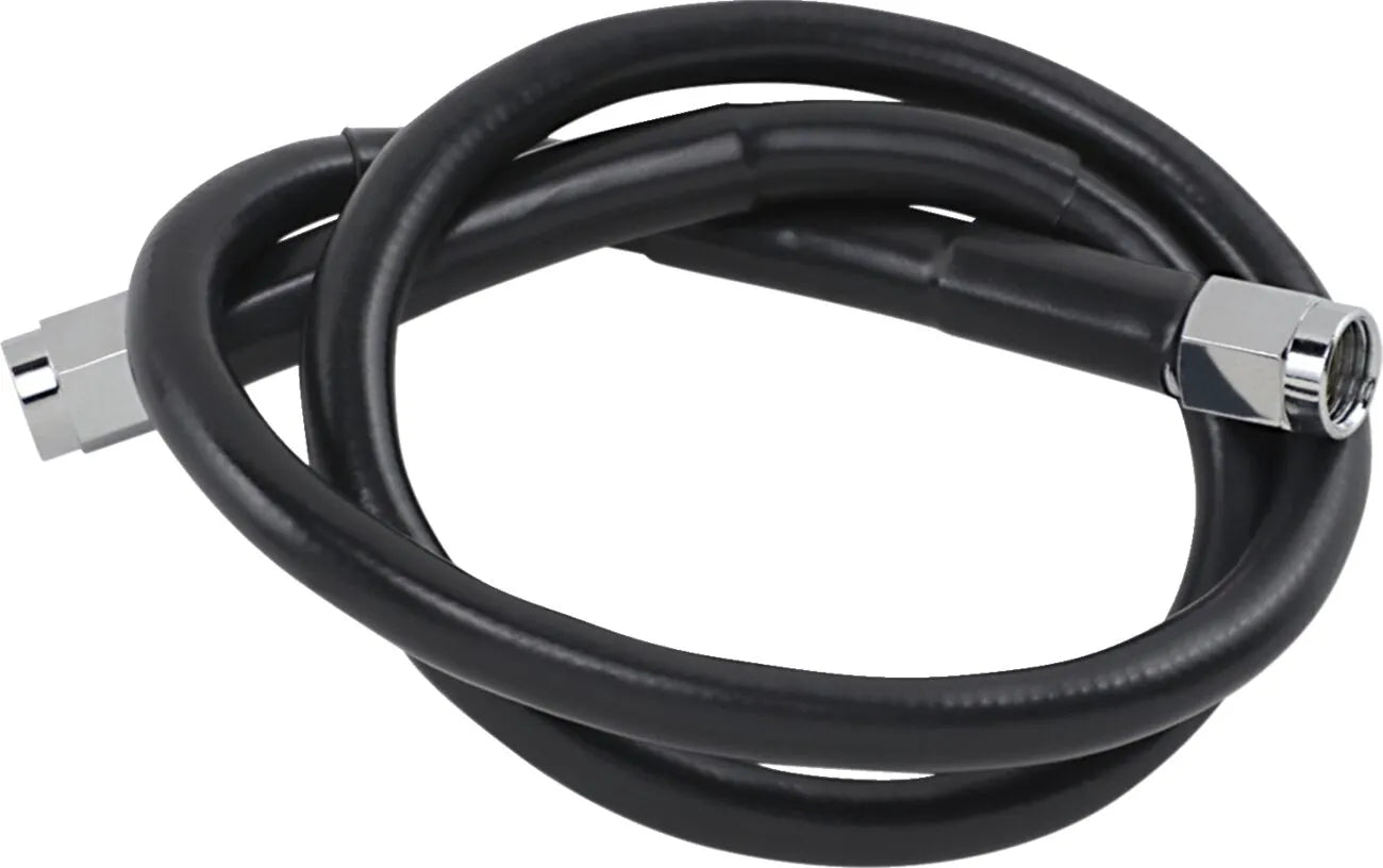 Drag Specialties Universal Bromsledning - 24" Svart Vinyl