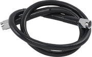 Drag Specialties Universal Bromsledning - 24" Svart Vinyl