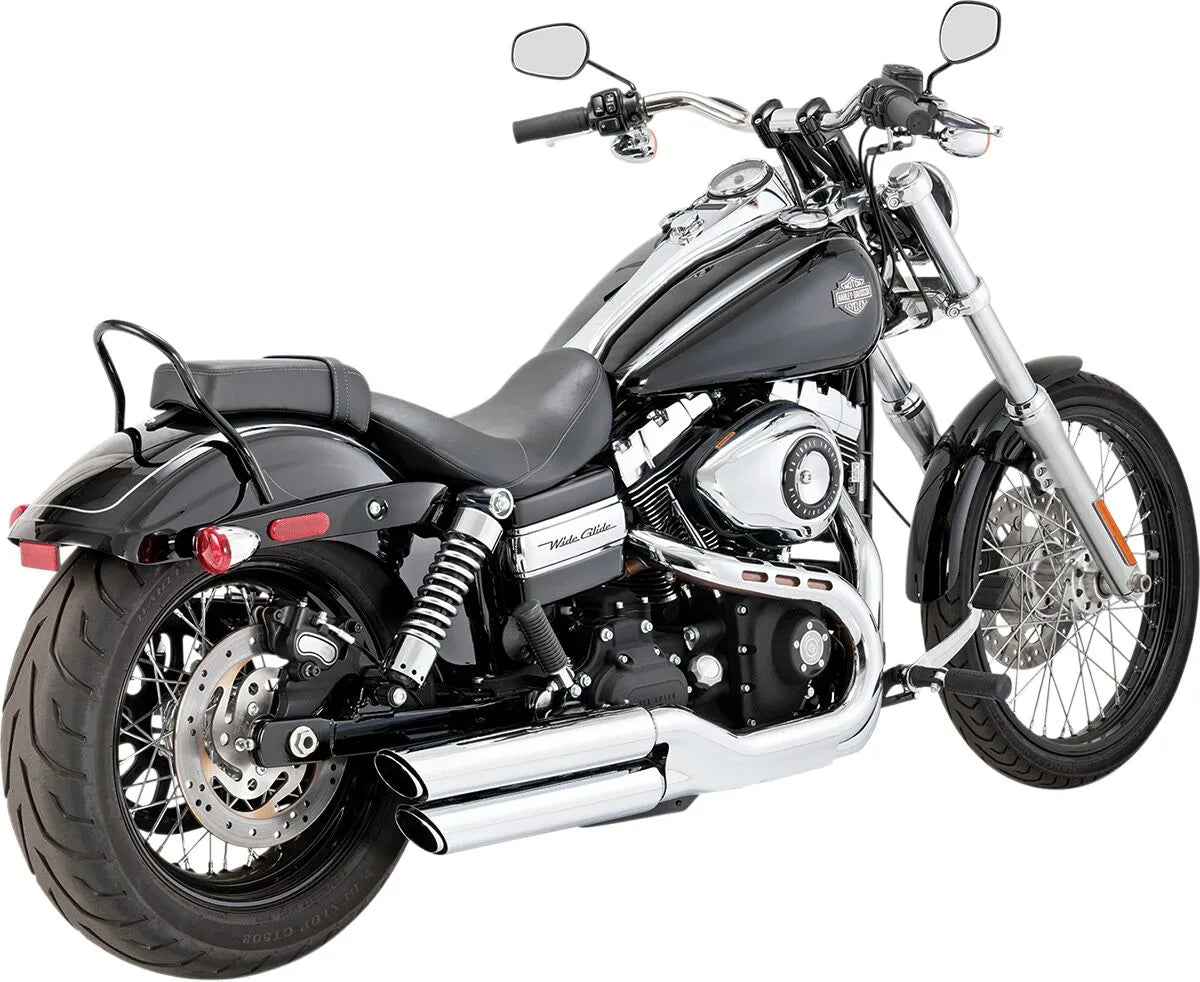 Vance & Hines 3" Round Twin Slash Slip-On Avgasrör