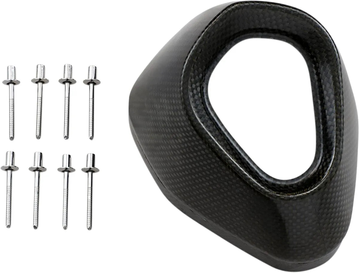 Akrapovic End Cap For Mufflers - Carbon Fiber