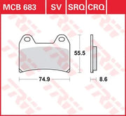 Trw All Round Sintrade Metallbromsbelägg - Fram
