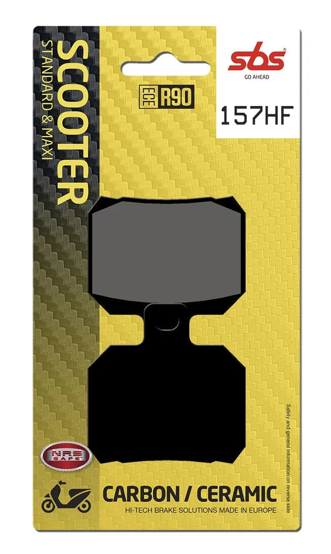 Sbs Hf Street Ceramic Organic Brake Pads - Front & Rear