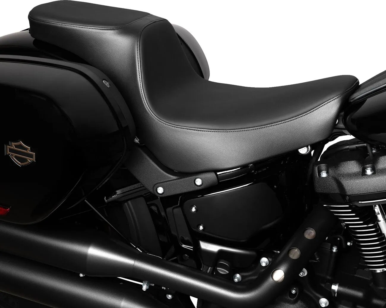 Drag Specialties Performance Predator 2-up Seat - For Harley Davidson