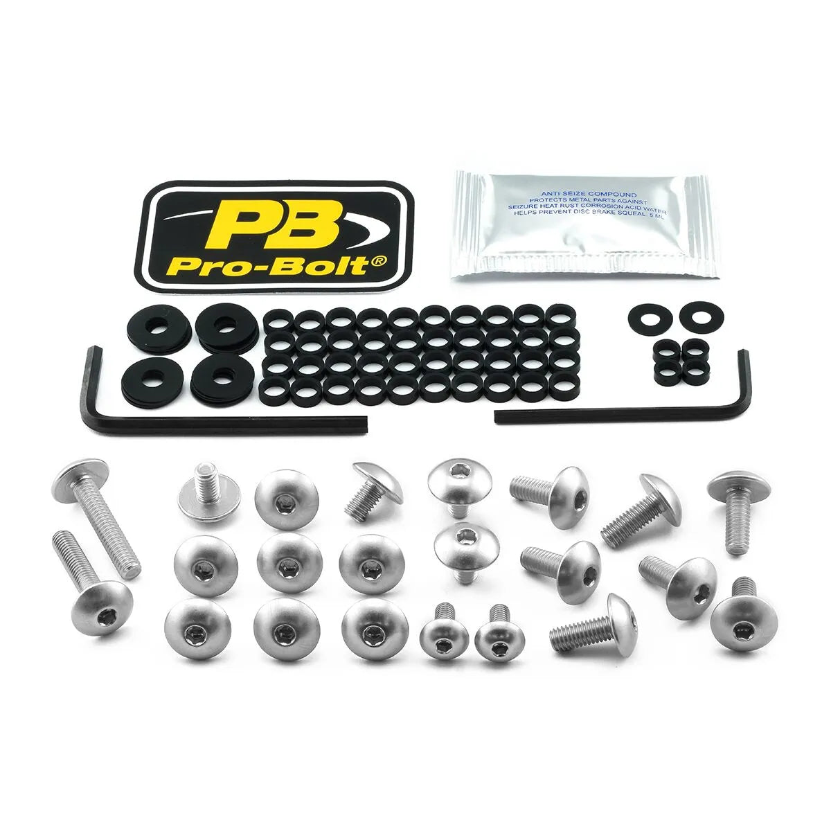 Pro Bolt Aluminium Fairing Bolt Kit For Kawasaki