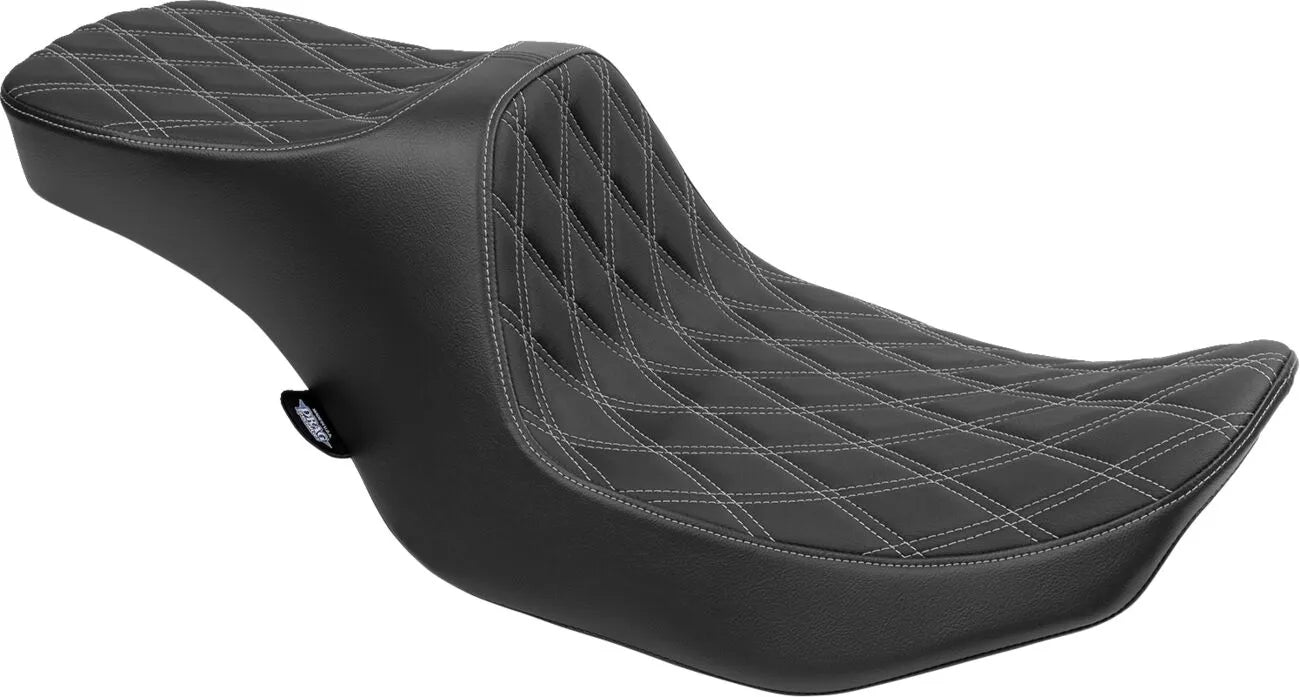 2-Up Drag Specialties Predator Iii Seat - For Harley Davidson