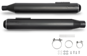 Black Duck Slip-On Mufflers for Milwaukee Eight Touring – Exhaust