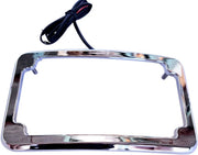Cycle Visions Beveled License Plate With Lights