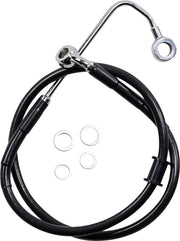 Drag Specialties Rostfritt stål bromsslangkit ABS Främre Övre