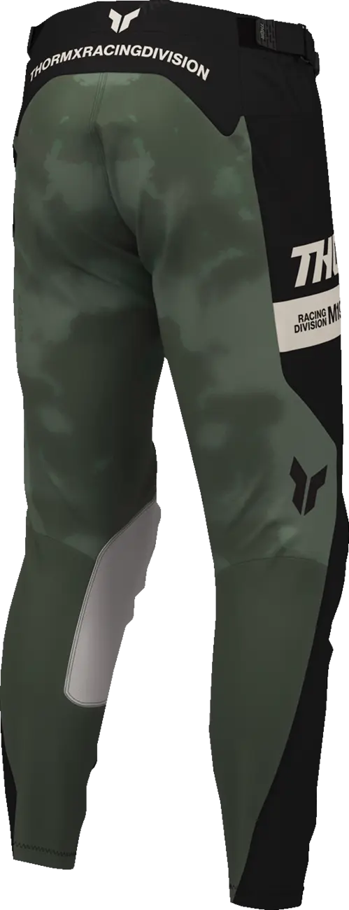 Thor Launchmode Bleach Pants - Black/Camo Green/Khaki