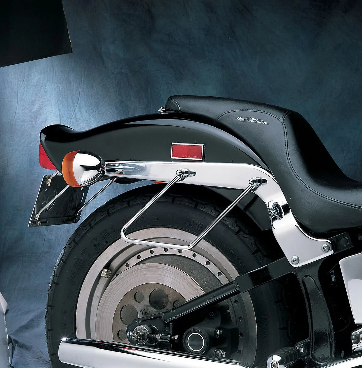 Drag Specialties Chrome Saddlebag Support Brackets