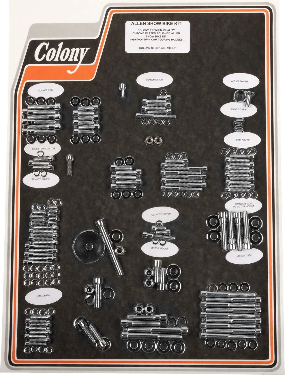 Colony Complete Motor Bolt Kit