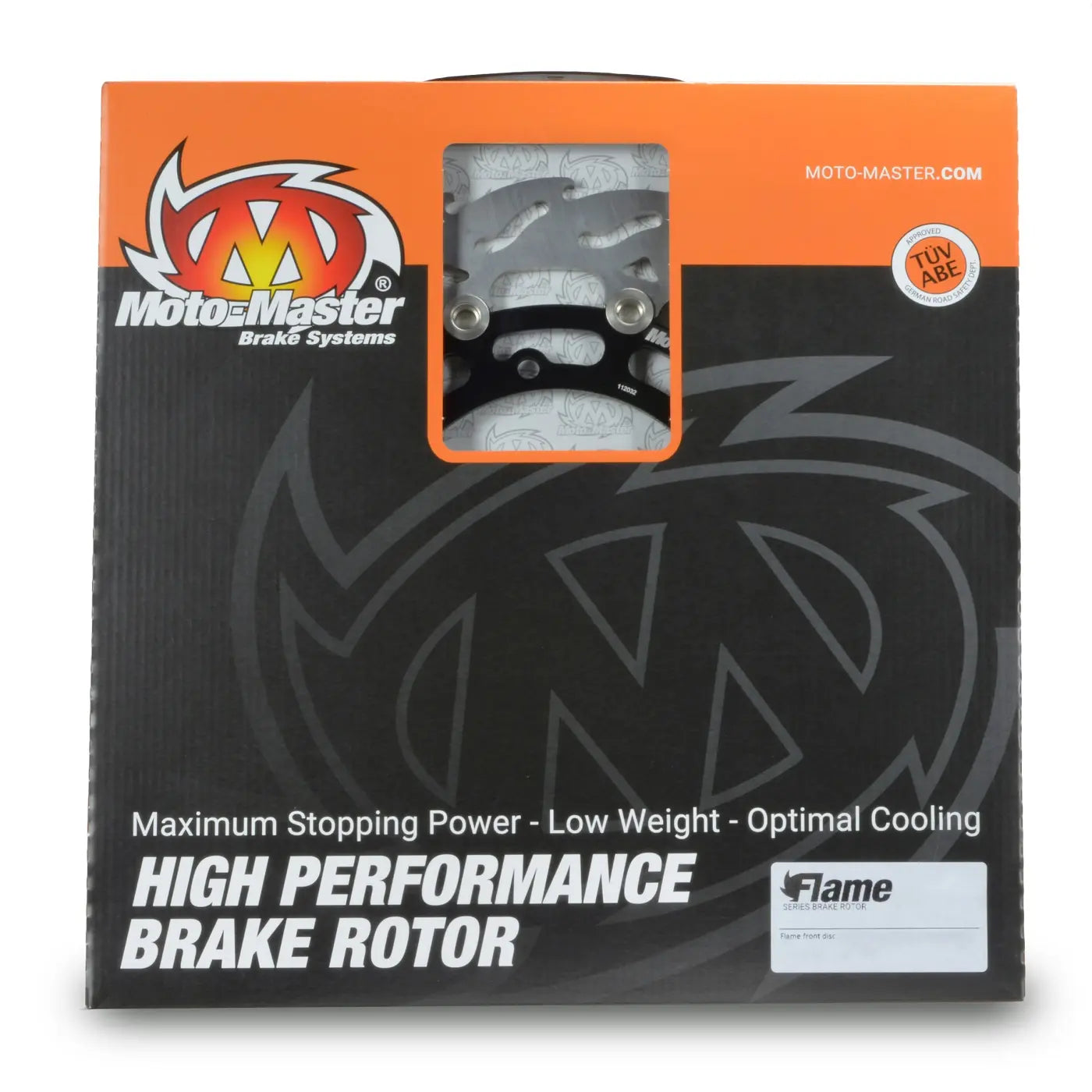 Moto-master Flame Series Brake Rotor For Motorcycles - Front